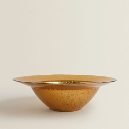 Mercerized Glass Bowl